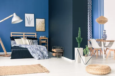 Тёмно-синий цвет – элегантность и стиль в вашем доме 