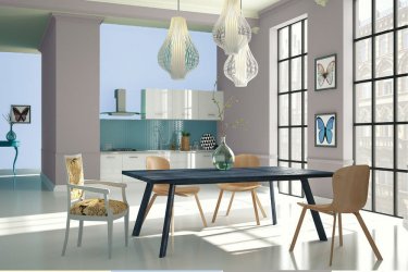 Як поєднати вітальню з кухнею!