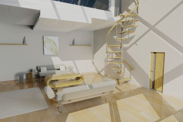 Поради експерта: як облаштувати вітальню з антресоллю