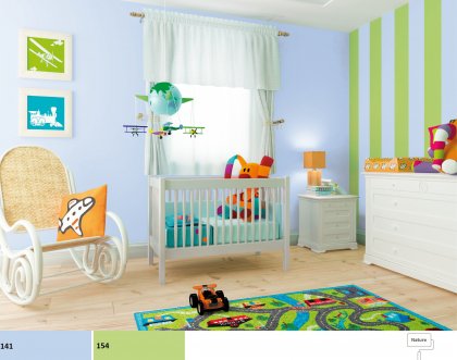 Какой цвет краски выбрать для детской комнаты?