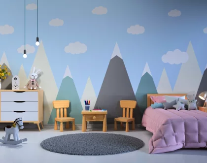 Гори в дитячій кімнаті – як створити інтер'єр для малих любителів природи?