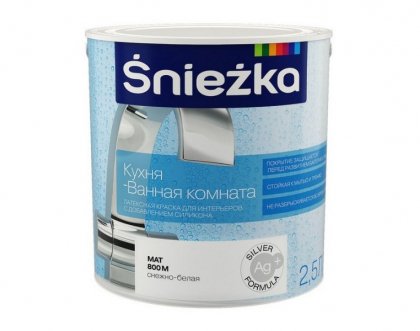 Антибактеріальне рішення для кухні і ванної кімнати від TM Sniezka