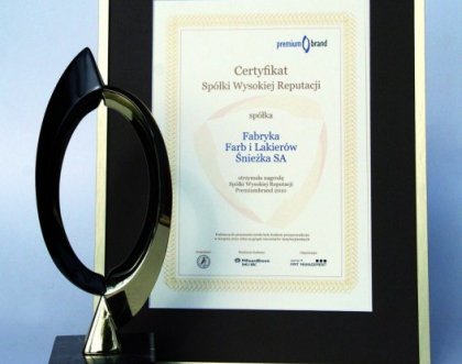 «Śnieżka»: Общество с высокой репутацией 2010