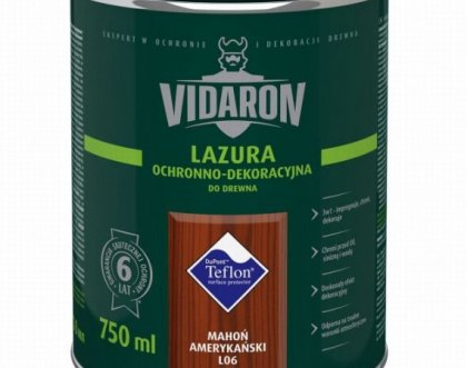 "Śnieżka" обогащает бренд VIDARON новым продуктом – Защитно-декоративной лазурью 