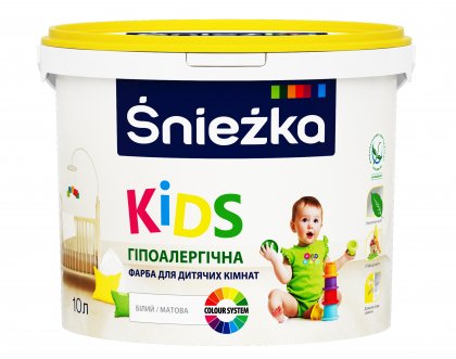 Ідеальна фарба для дитячої кімнати - Sniezka KIDS