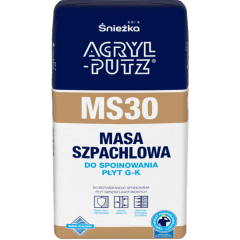 ACRYL-PUTZ® MS30 ШПАКЛЮВАЛЬНА МАСА  ДЛЯ З’ЄДНАННЯ ГІПСОКАРТОННИХ ПЛИТ