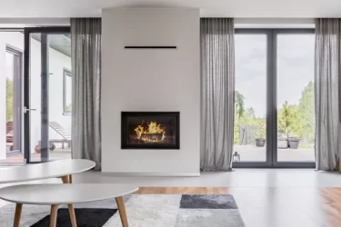 Як обшити камін гіпсокартоном – покрокове виконання